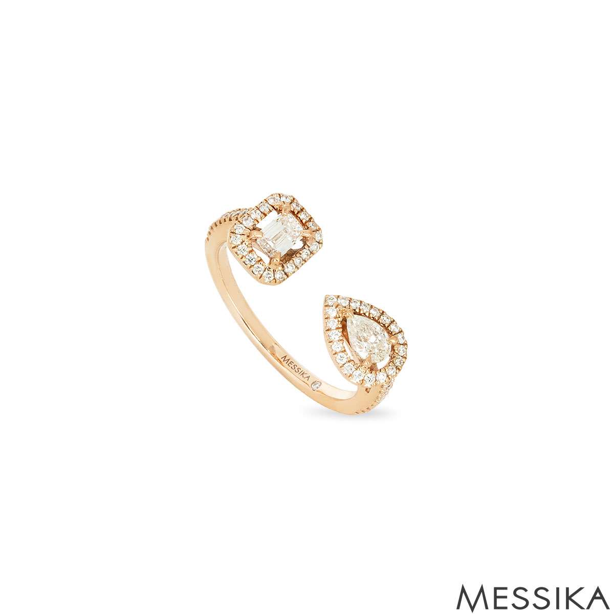 Messika Rose Gold My Twin Toi & Moi Diamond 0.30ct Ring Size 48 Messika Rose Gold My Twin Toi & Moi Diamond 0.30ct Ring Size 48